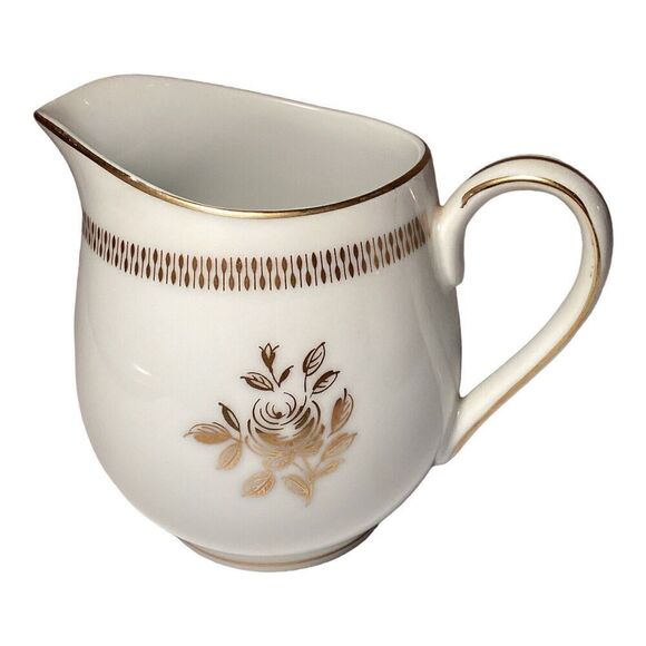 Mikasa Enchanting Rose Sugar Bowl & Creamer Set Fine China - Picture 3 of 11